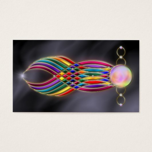 Feest van Juwelen Bladwijzers Visitekaartje (Voorkant)