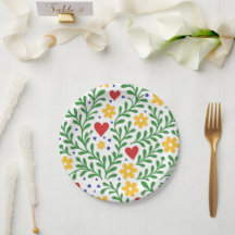 Feest van Liefde Fun Kleurrijk Bloemend Bruiloft