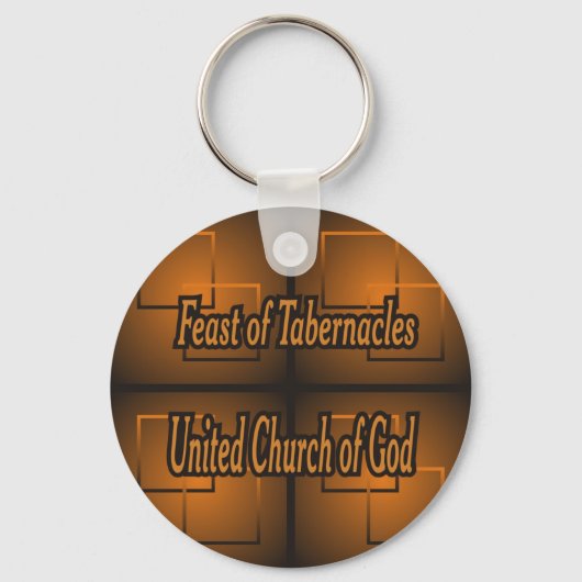 Feest van objecten in tabelvorm sleutelhanger (Voorkant)