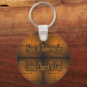 Feest van objecten in tabelvorm sleutelhanger (Voorkant)