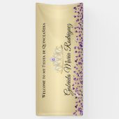 Feest van Quinceañera Spandoek (Verticaal)