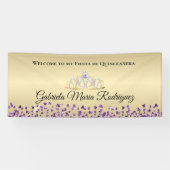 Feest van Quinceañera Spandoek (Horizontaal)