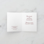 Feest van St. Francis, Dieren en Stigmata Kaart (Binnen)