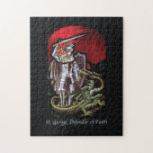 Feest van St. George Verdediger van het geloof Syi Legpuzzel (Verticaal)