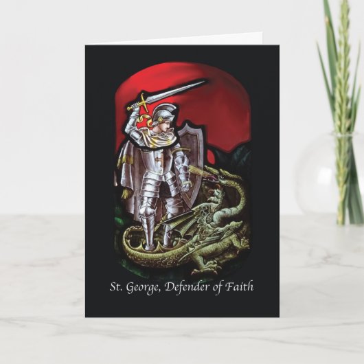 Feest van St. Joris, Verdediger van het Geloof, he Kaart (Voorkant)