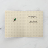 Feest van St. Nicholas Feestdagen Kaart (Binnen)