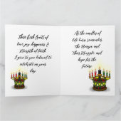 Feest van vers fruit kaart (Binnen)