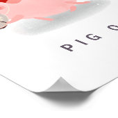 Feest Varken Uit Teken Poster (Hoek)