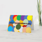 Feest/Verjaardag Kaart (Voorkant)