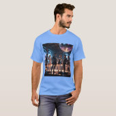 Feest Vibes Festival Celebration Art T-shirt (Voorkant volledig)