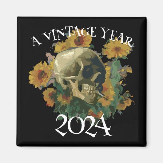 Feest Viering Vakantie Diner Festival 2024 Magneet (Voorkant)