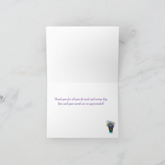 Feest voor administratieve professionals kaart (Binnen)