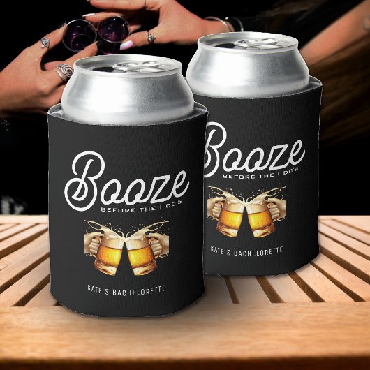 Feest voor Booze Before I Do's Bachelor Bacheloret Blikjeskoeler