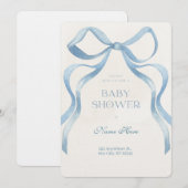 Feest voor de babyjongen kaart (Voorkant / Achterkant)