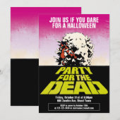 Feest voor de Dode Uitnodiging (Voorkant / Achterkant)