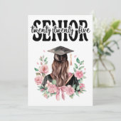 Feest voor de klas van 2025 kaart (Staand voorkant)