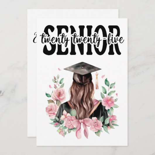 Feest voor de klas van 2025 kaart (Voorkant / Achterkant)