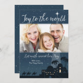 Feest voor de wereld Bethlehem Kerstkaart (Voorkant / Achterkant)