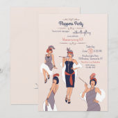 Feest voor Flappers Kaart (Voorkant / Achterkant)