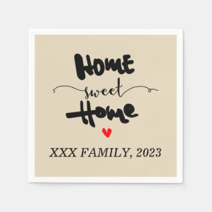 feest voor het huishouden - NIEUW THUIS, HOME SWEE Servet