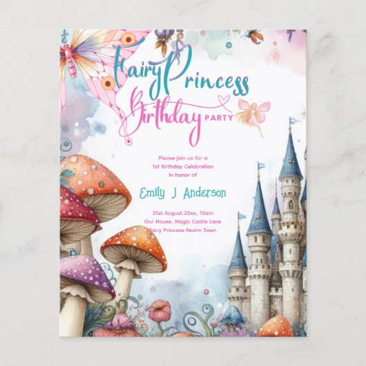 Feest voor Sprookjesprinsessen Magische Verjaardag (Voorkant)