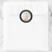 Feest voor uw speciale evenement ronde sticker (Tas)