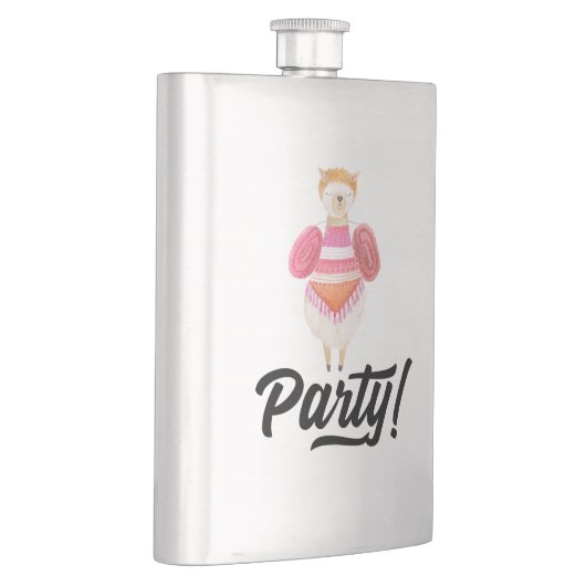 Feest! Waterverf Llama Flacon (Rechts)