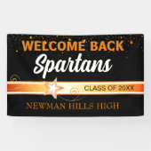 Feest! Welkom Terug Klasse Reunion Banner (Horizontaal)