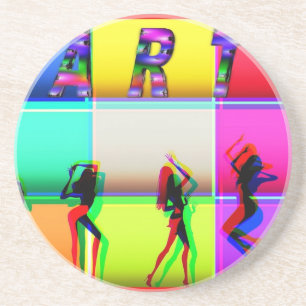 Feest Zandsteen Onderzetter