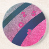 FEEST zandsteen onderzetter in SUNSET AFTERGLOW (Voorkant)