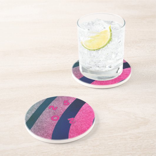 FEEST zandsteen onderzetter in SUNSET AFTERGLOW (Zijkant)