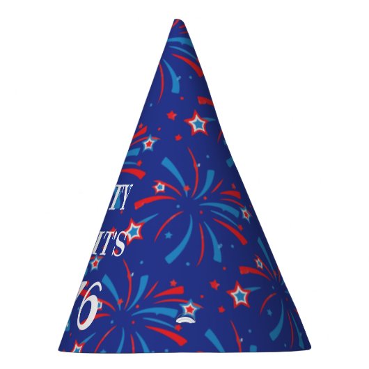 Feest zoals het 1776 Pet is Feesthoedjes (Rechts)