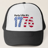 Feest zoals het 1776-vlag is trucker pet (Voorkant)