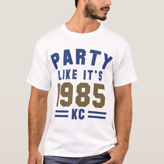 Feest zoals het 1985 KC Shirt is (Voorkant)
