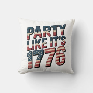 Feest zoals het is 1776, 4th of July, Vlag van de Kussen