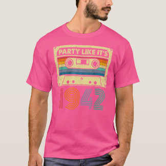Feest zoals het uit de jaren 1942, Retro 70s is T-shirt