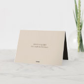 FEEST ZOON & FAMILIE THANKSGIVING KAART (Achterkant)