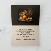 FEEST ZOON & FAMILIE THANKSGIVING KAART (Binnen)