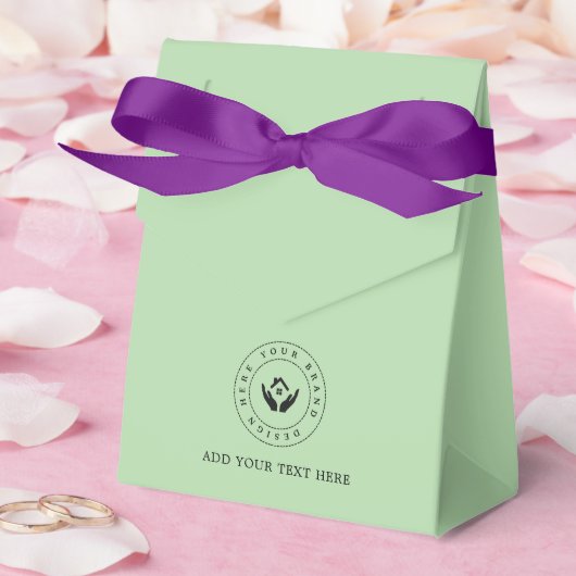 Feestartikelen op maat logo & tekst verpakkingen bedankdoosjes (Huwelijk)