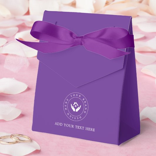 Feestartikelen op maat logo & tekst verpakkingen bedankdoosjes (Huwelijk)