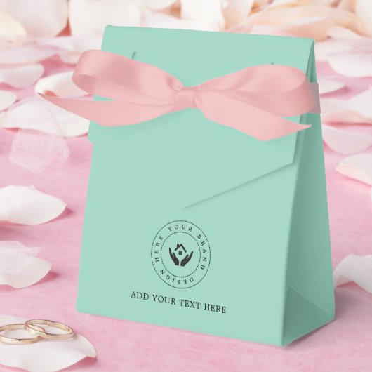 Feestartikelen op maat logo & tekst verpakkingen bedankdoosjes (Huwelijk)