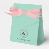 Feestartikelen op maat logo & tekst verpakkingen bedankdoosjes (Voorkant Zijde)