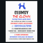 Feestballon Kinderen Entertainment, Clown Reclame  Flyer<br><div class="desc">Feestballon Kinderen Entertainment,  Clown Reclame Flyers Door De Zakelijke Kaart Winkel.</div>
