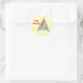 Feestballon Pet Happy Birthday Stickers (Tas)