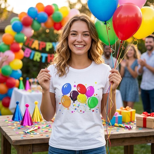 Feestballonnen Dames T-Shirt