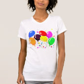 Feestballonnen Dames T-Shirt (Voorkant)