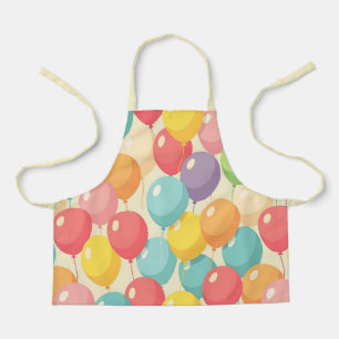 Feestballonnen in verschillende kleuren schort