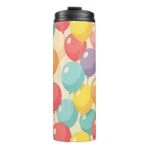 Feestballonnen in verschillende kleuren thermosbeker