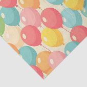 Feestballonnen in verschillende kleuren tissuepapier (Detail)