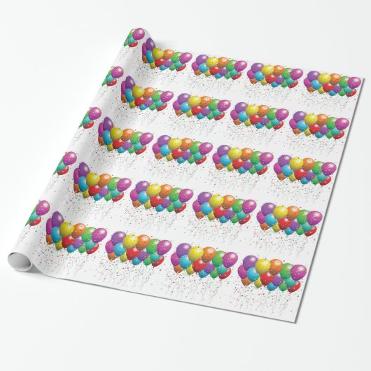 Feestballonnen Inpakpapier (Uitgerold)